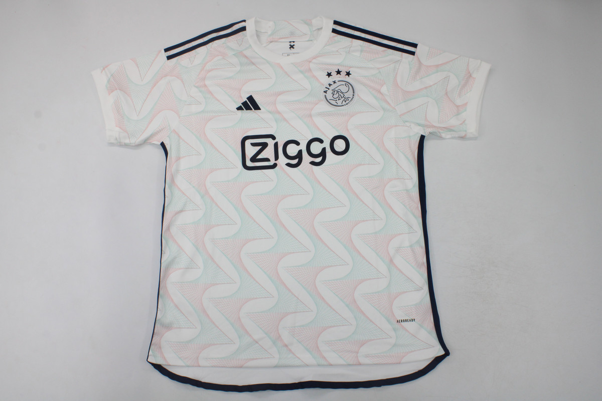 AAA Quality Ajax 23/24 Away White Soccer Jersey